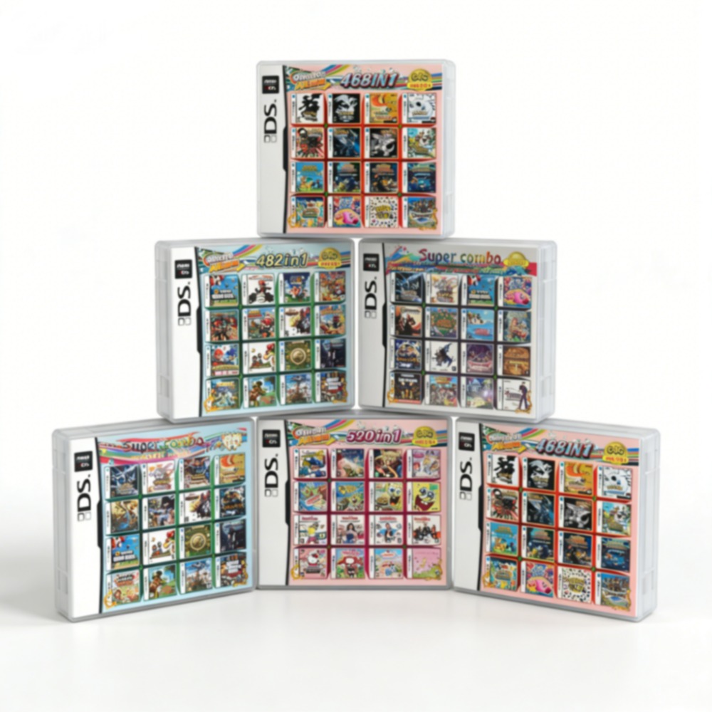 Retro Gaming Handhelds - •Pokem0n Themed Multi-Game Cartridge For DS/3DS/NDSL/2DS-Preloaded