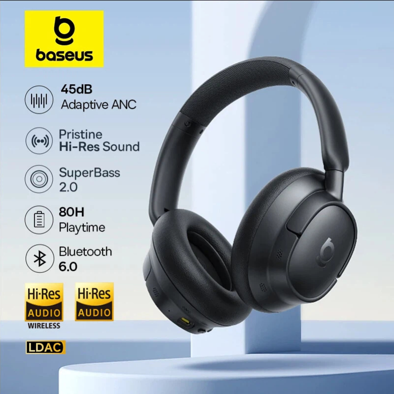 Retro Gaming Headset - Baseus EH10 NC ANC Wireless Headphones