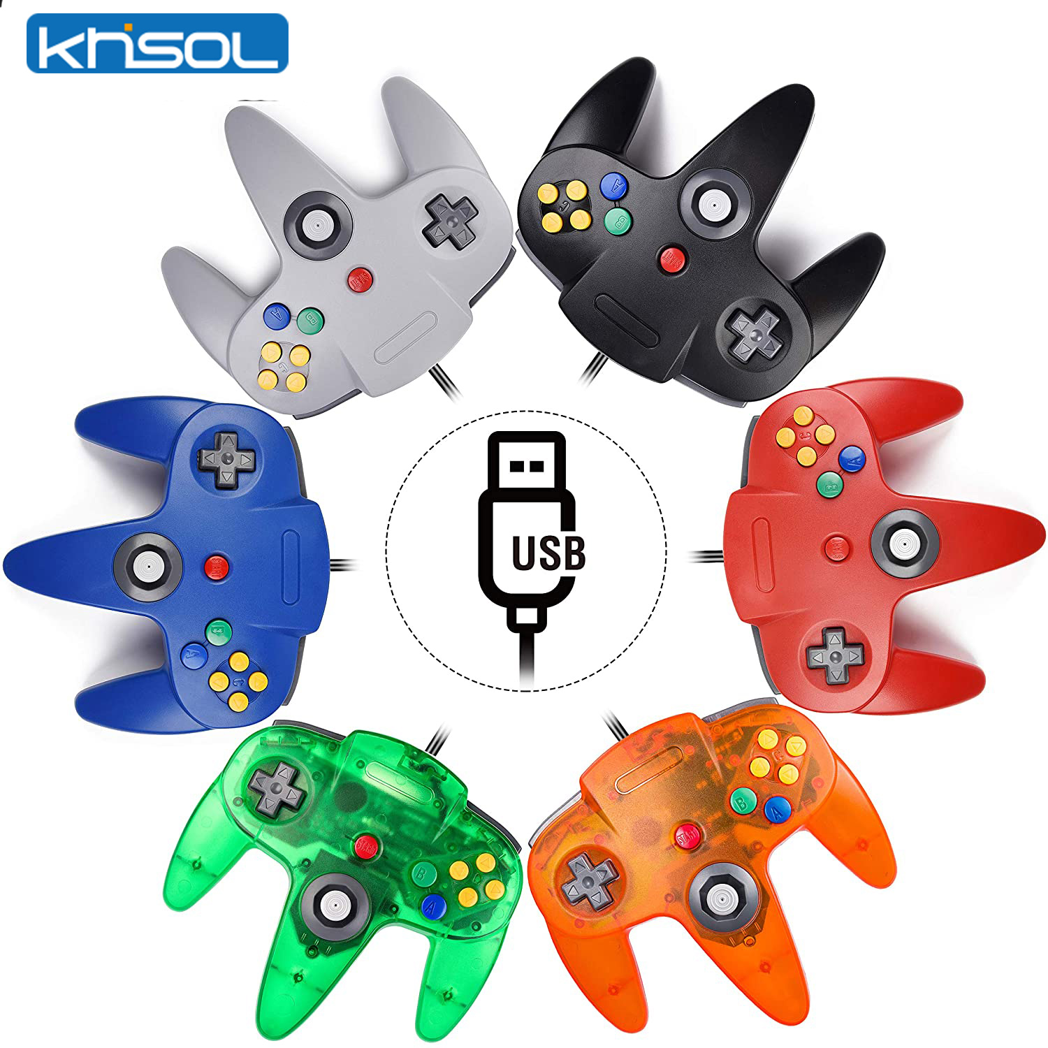 Nes Controller Usb - N64 Controller Classic USB Wired Remote