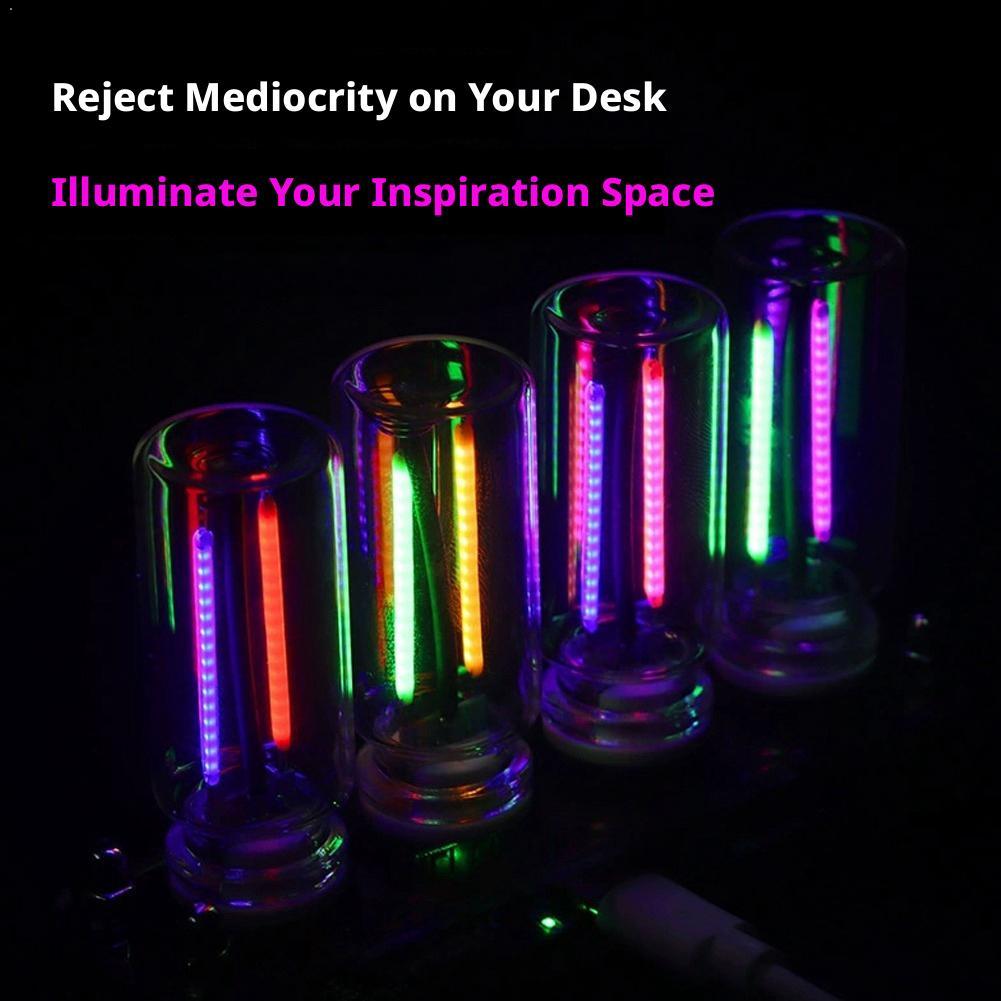 Retro Pc Gaming - USB Glass Atmosphere Light Mini Dual