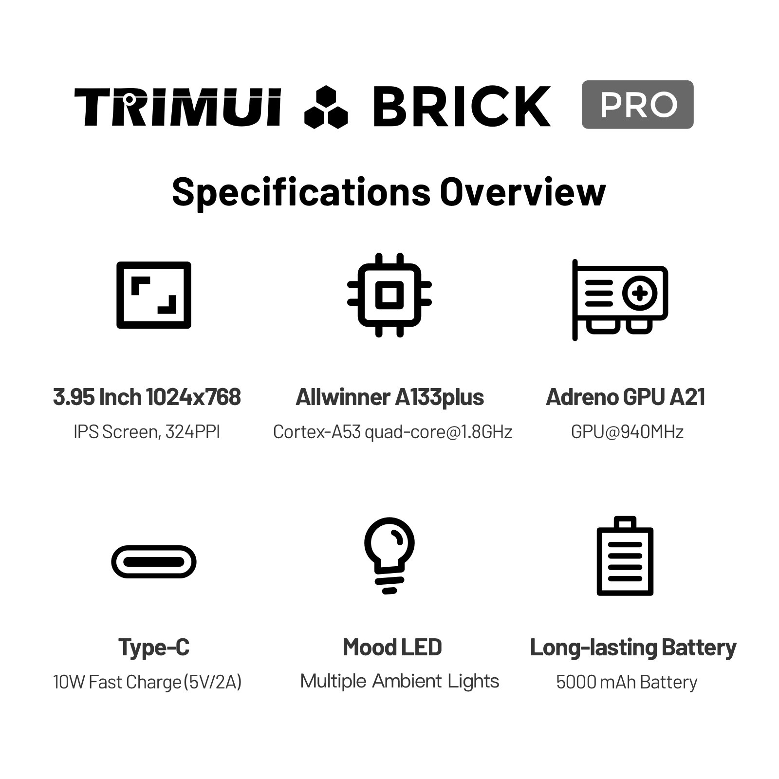 TRIMUI Brick Pro TG4040 Retro  - Retro Gaming Kiosk recension och pris