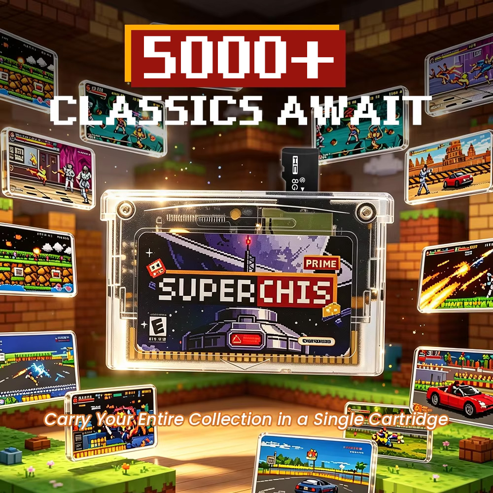 Retro Superchis Flash Game Car - Retro Gaming Handhelds recension och pris