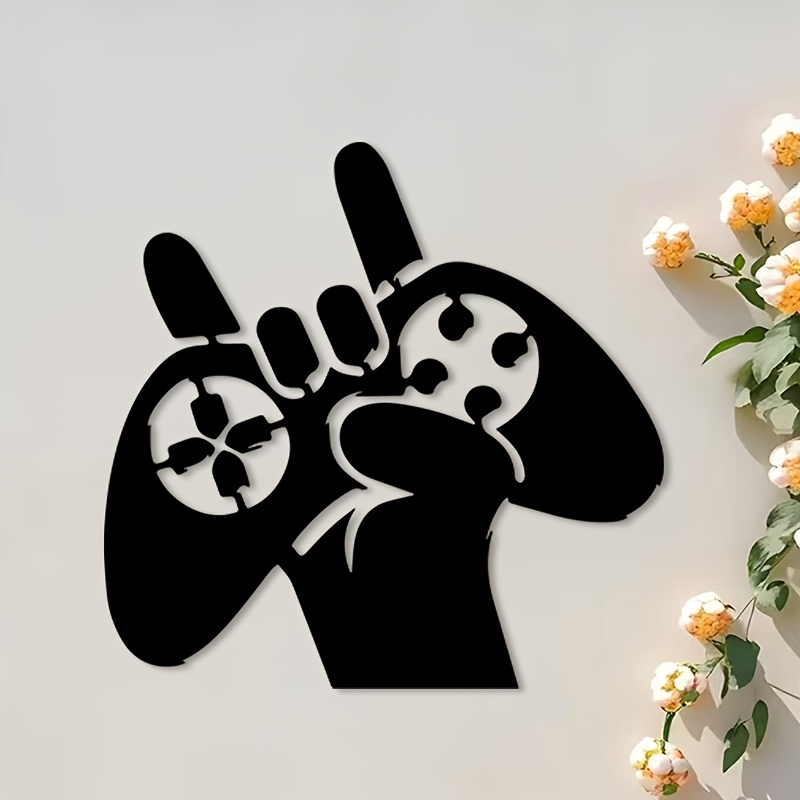 Retro Gaming Hand Metal Wall A - Retro Gaming Gifts recension och pris