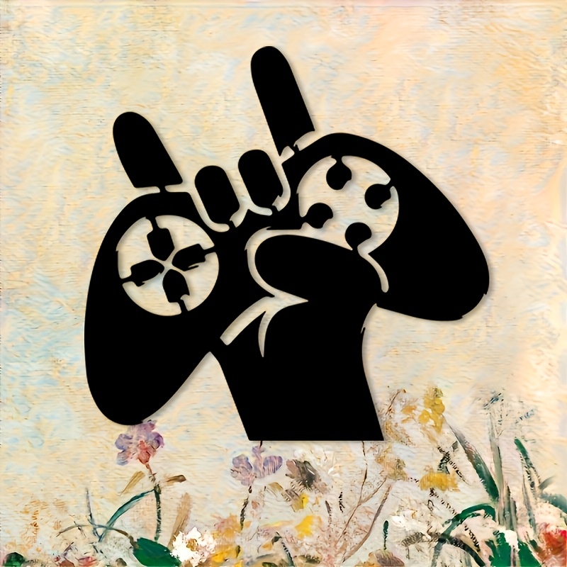 Retro Gaming Hand Metal Wall A - Retro Gaming Gifts recension och pris