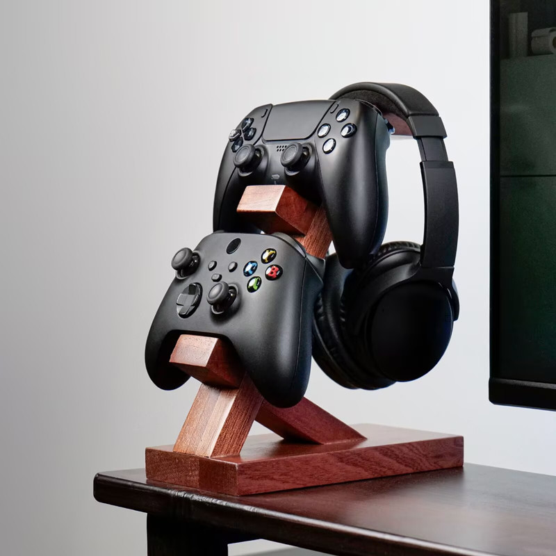 Wooden Controller Stand Multif - Retro Gaming Headset recension och pris