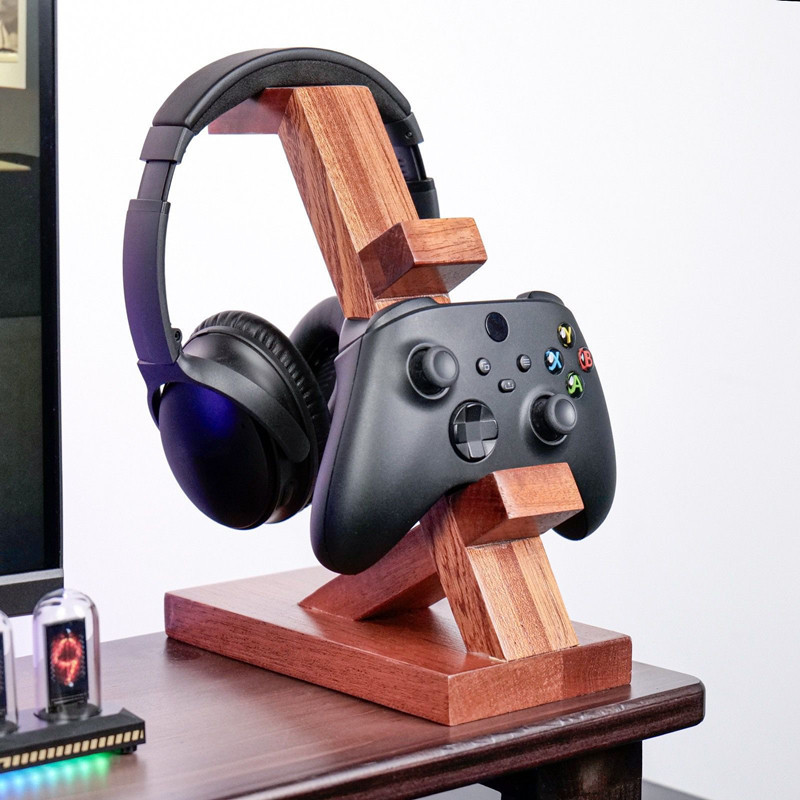 Wooden Controller Stand Multif - Retro Gaming Headset recension och pris