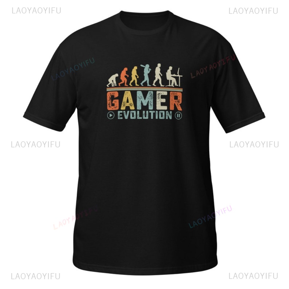 Gamer Evolution T-Shirt Retro  - Retro Gaming Ideas recension och pris