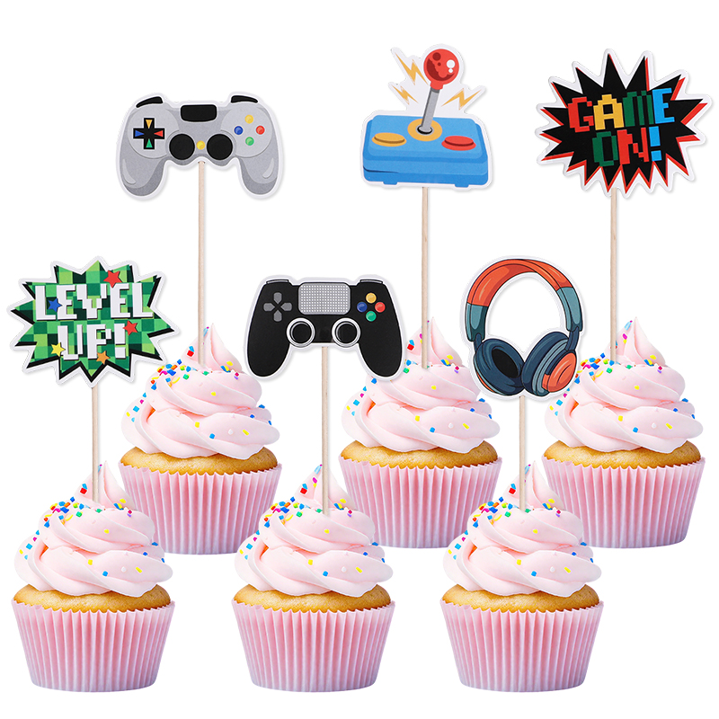 13Pcs Video Retro Game Cake To - Retro Gaming Headset recension och pris