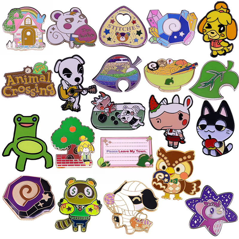 Anime Games Cartoon Enamel Pin - Retro Gaming Gifts recension och pris