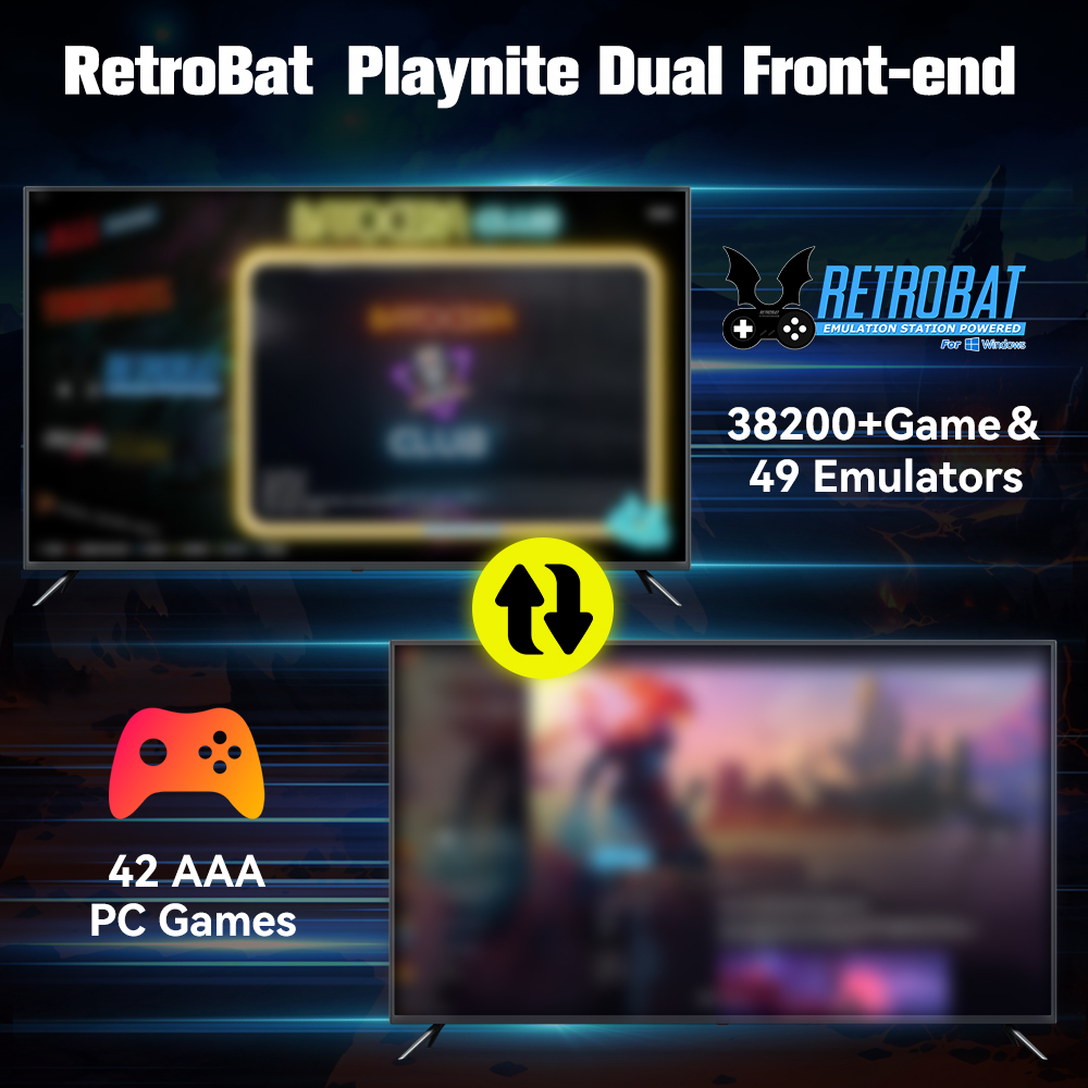 Retrobat＆Playnite System HDD R - Retro Gaming Kiosk recension och pris