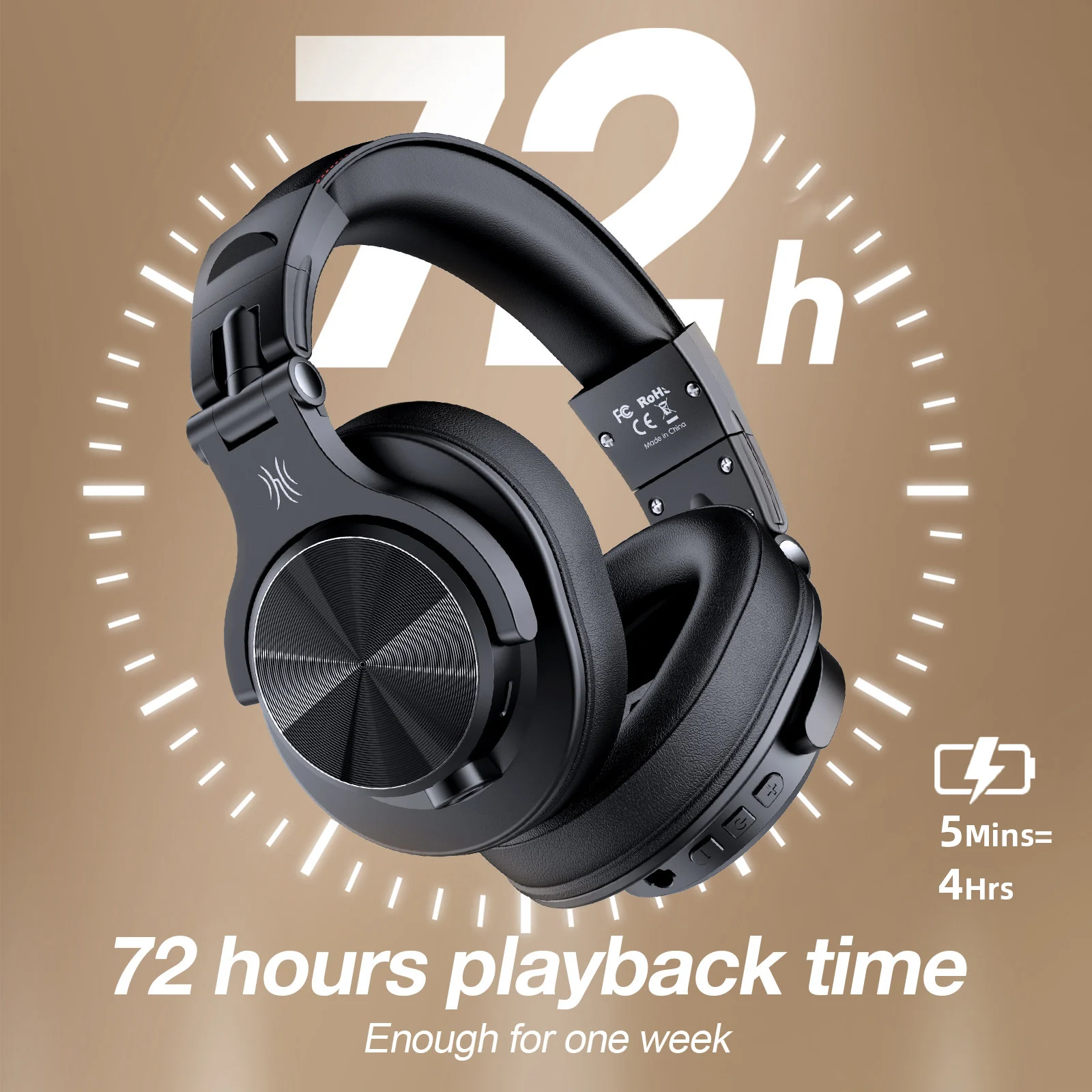 Oneodio Fusion A70 Bluetooth H - Retro Gaming Headset recension och pris