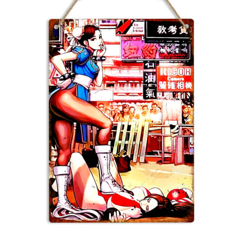Chun Li Retro Gaming Metal Wal - Retro Gaming Gifts recension och pris