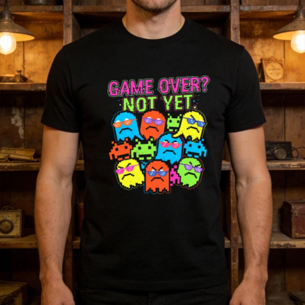 Game Over Not Yet Funny Retro  - Retro Gaming Meme recension och pris