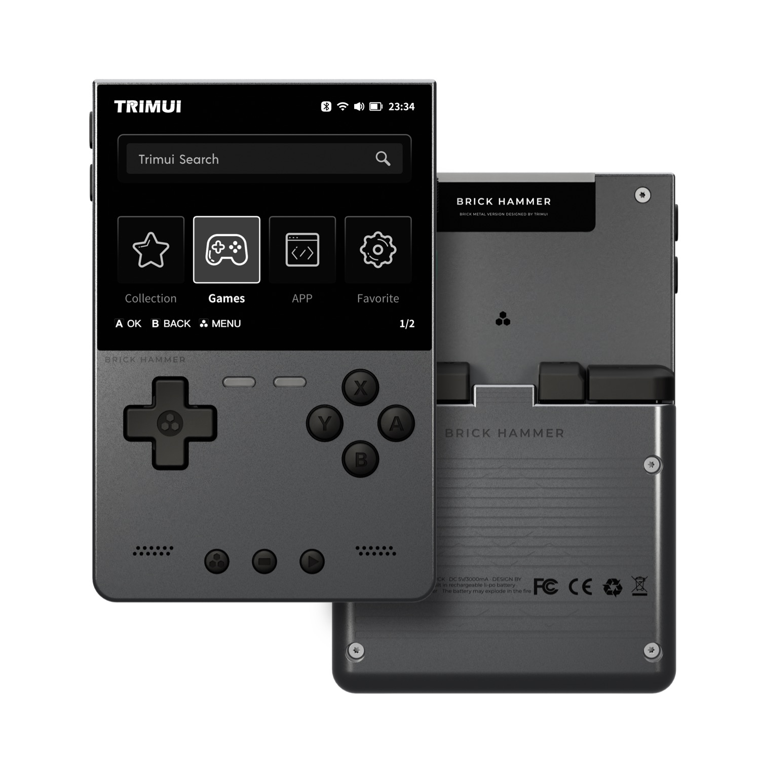 TRIMUI BRICK HAMMER Retro Hand - Retro Gaming Kiosk recension och pris