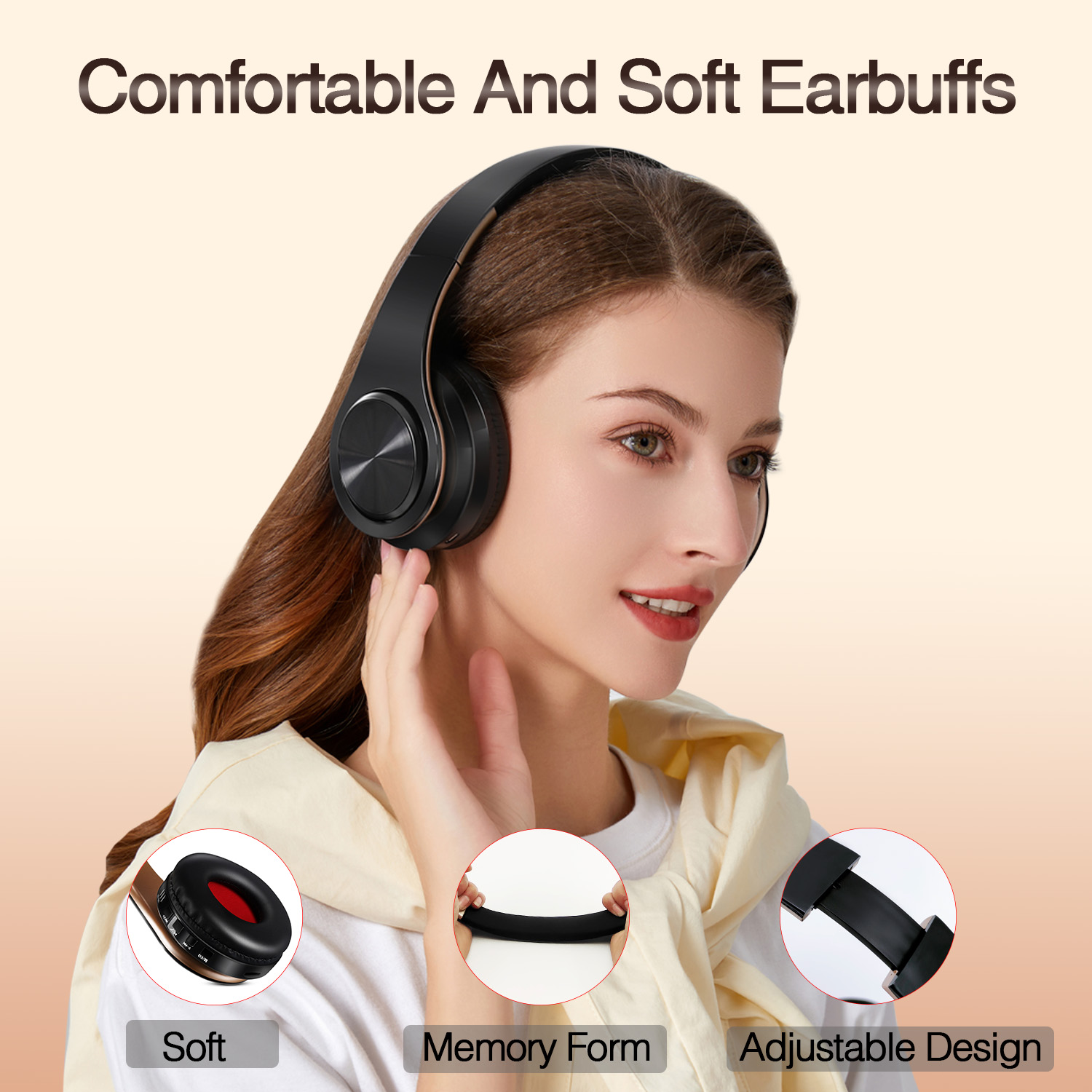 Men Gift Gold Wireless Headpho - Retro Gaming Headset recension och pris