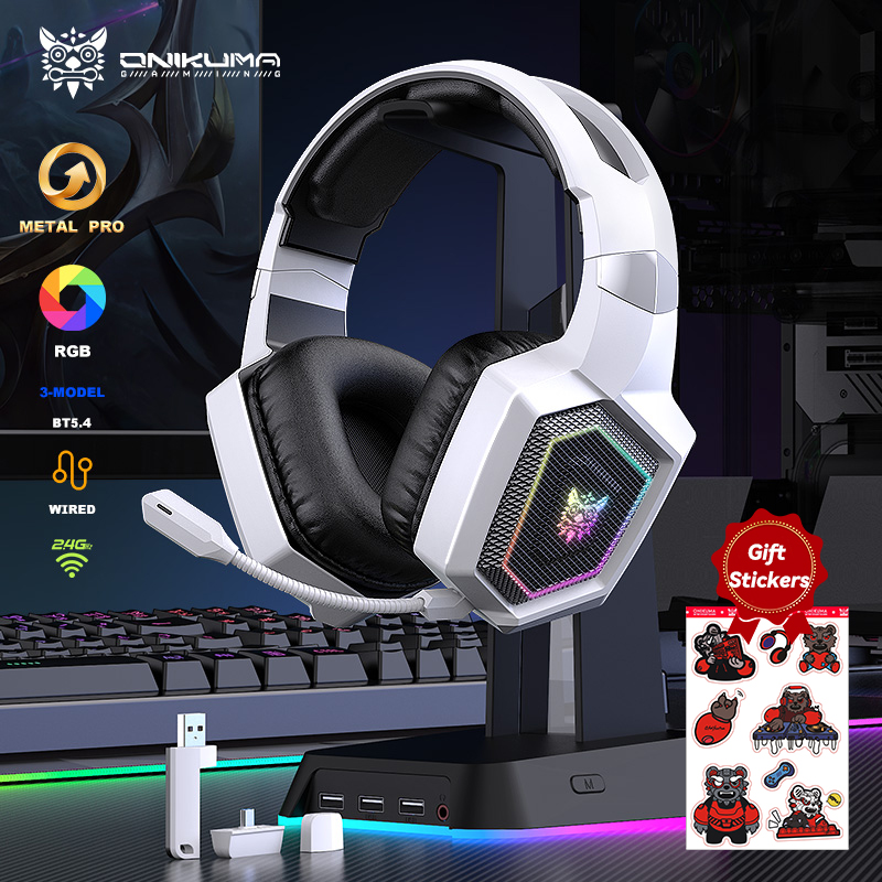 ONIKUMA 2.4GHz Wireless Gaming - Retro Gaming Headset recension och pris