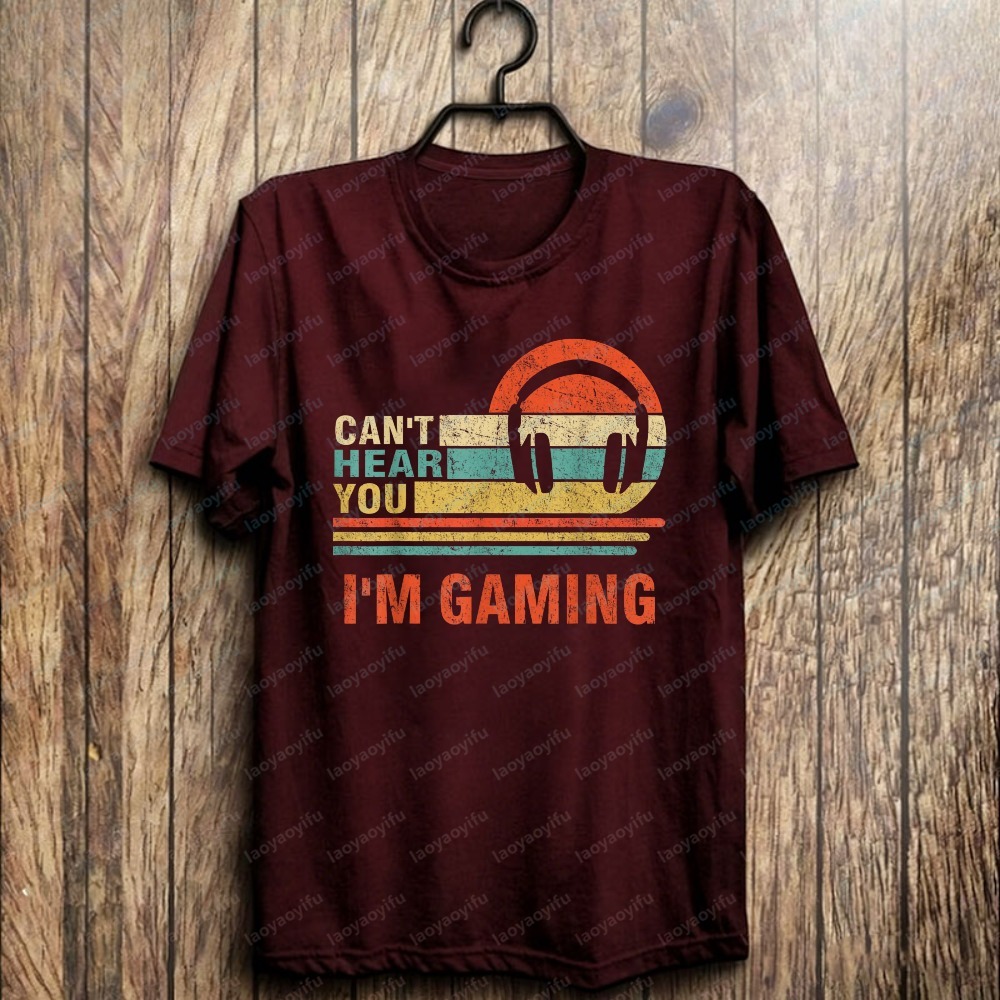 Funny Gamer Gift Headset Can't - Retro Gaming Headset recension och pris
