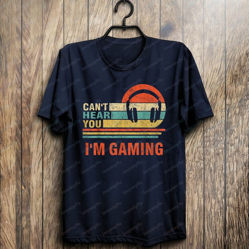 Funny Gamer Gift Headset Can't - Retro Gaming Headset recension och pris