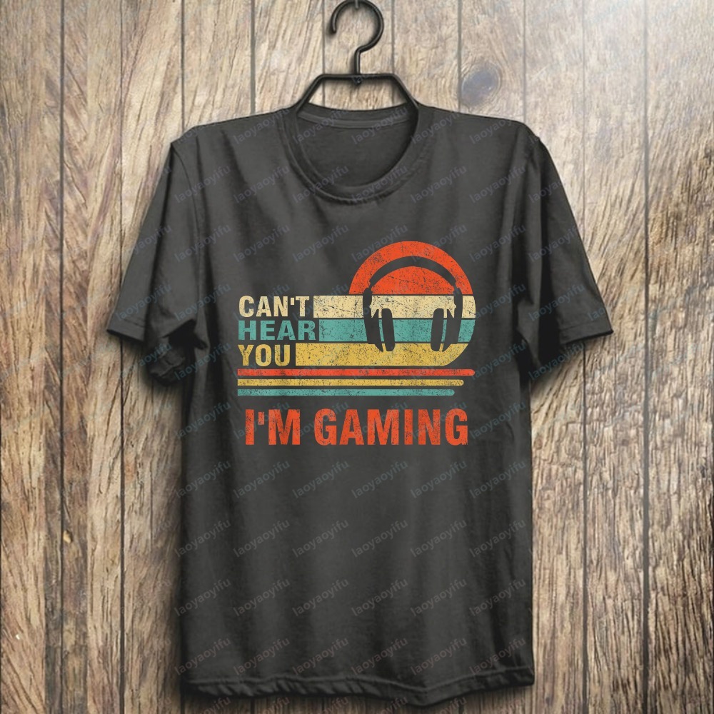 Funny Gamer Gift Headset Can't - Retro Gaming Headset recension och pris