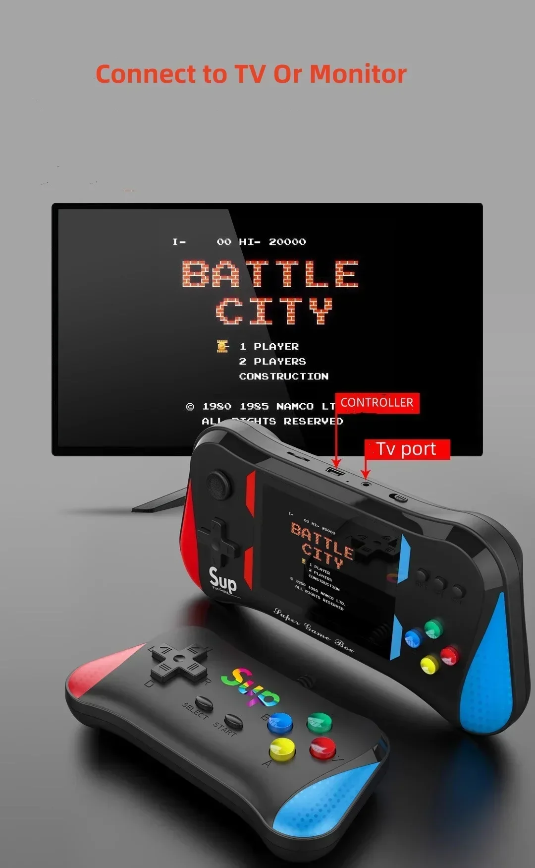 Children's Game Console Palm R - Retro Gaming Handhelds recension och pris
