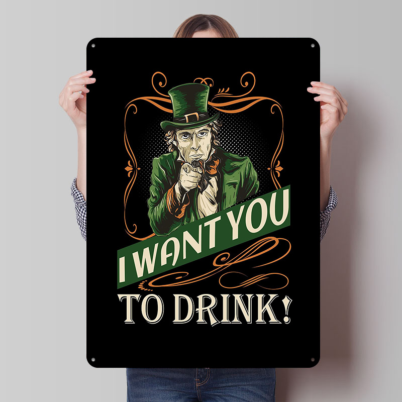 St Patricks Day Meme Tinplate  - Retro Gaming Meme recension och pris