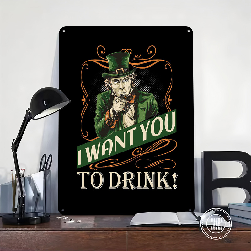 St Patricks Day Meme Tinplate  - Retro Gaming Meme recension och pris