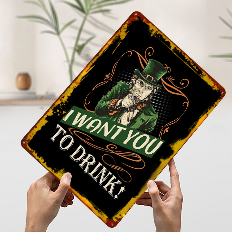 St Patricks Day Meme Tinplate  - Retro Gaming Meme recension och pris
