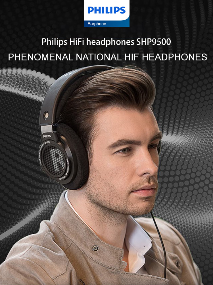 Philips SHP9500 Headphone HiFi - Retro Gaming Headset recension och pris
