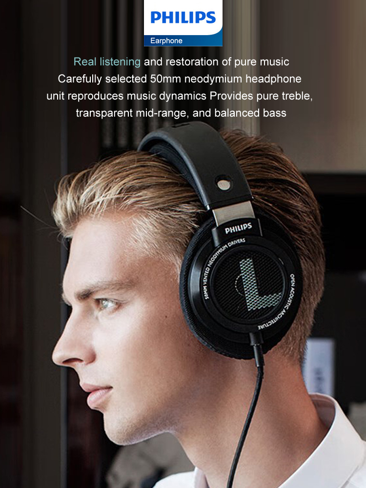 Philips SHP9500 Headphone HiFi - Retro Gaming Headset recension och pris