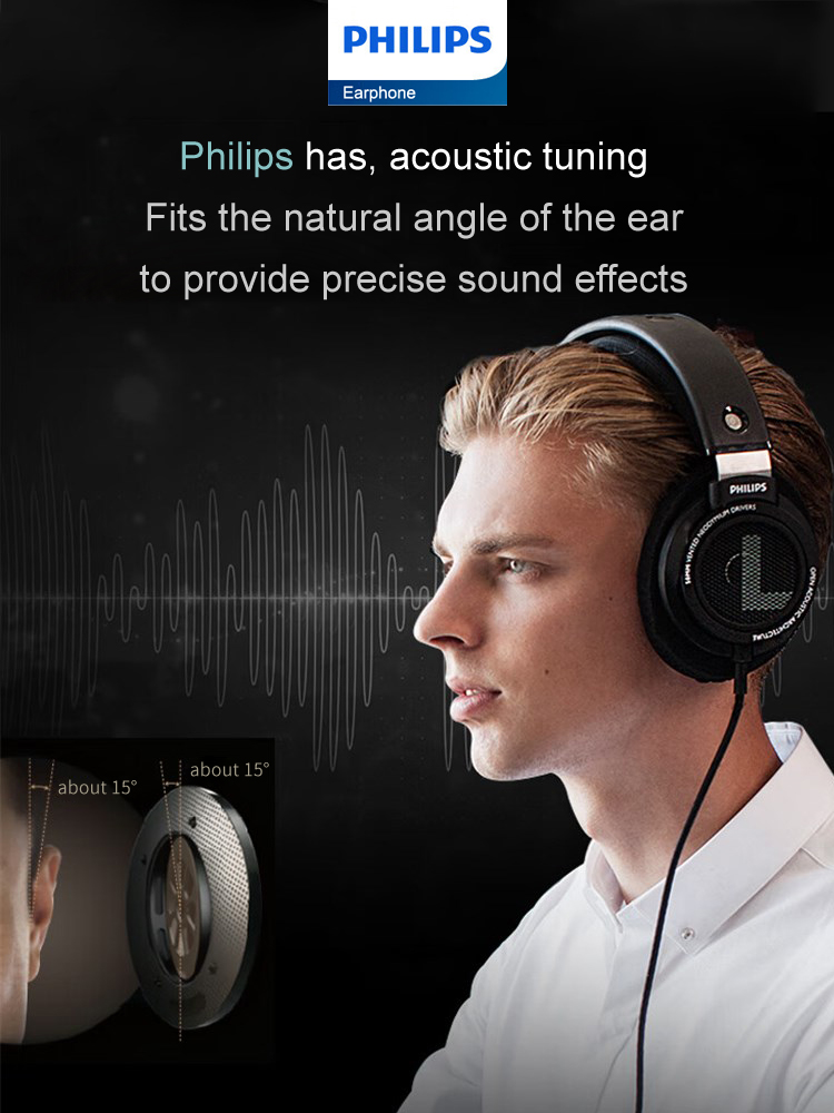 Philips SHP9500 Headphone HiFi - Retro Gaming Headset recension och pris