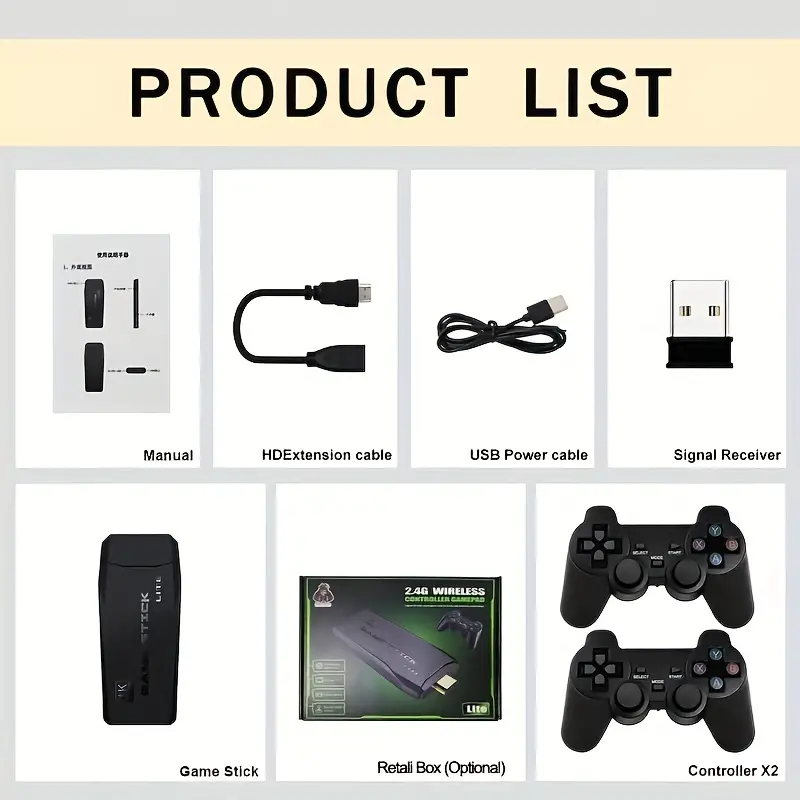 Home Video Game Controller Lit - Retro Gaming Kiosk recension och pris
